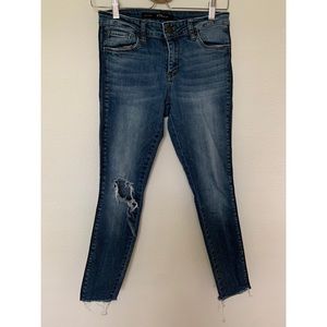 STS Blue Skinny Raw Hem Jeans